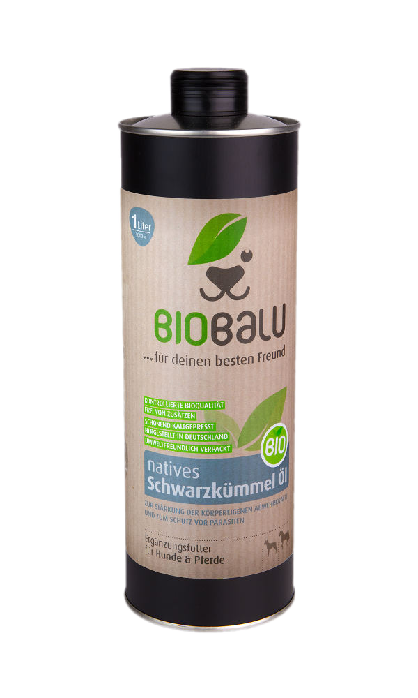 Biobalu Bio Schwarzkümmelöl Ergänzungsfutter 