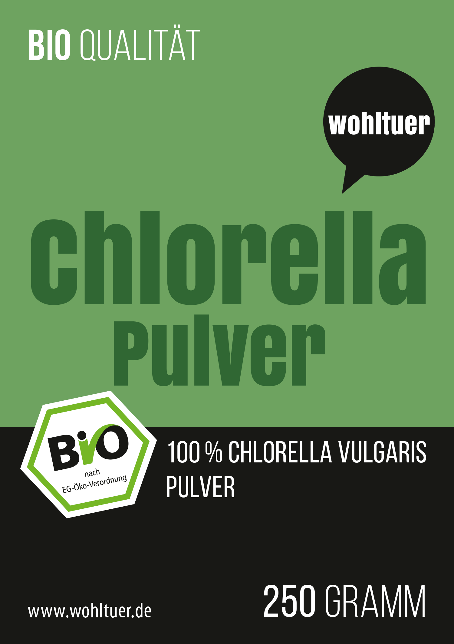 Bio Chlorella Pulver 250g
