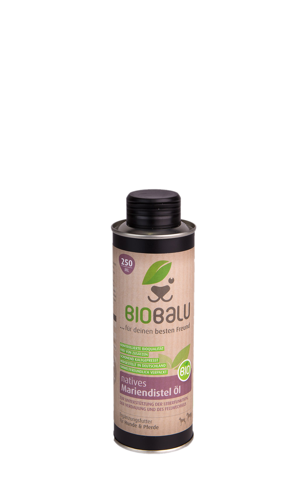 Biobalu Bio Mariendistelöl Ergänzungsfutter 250 ml