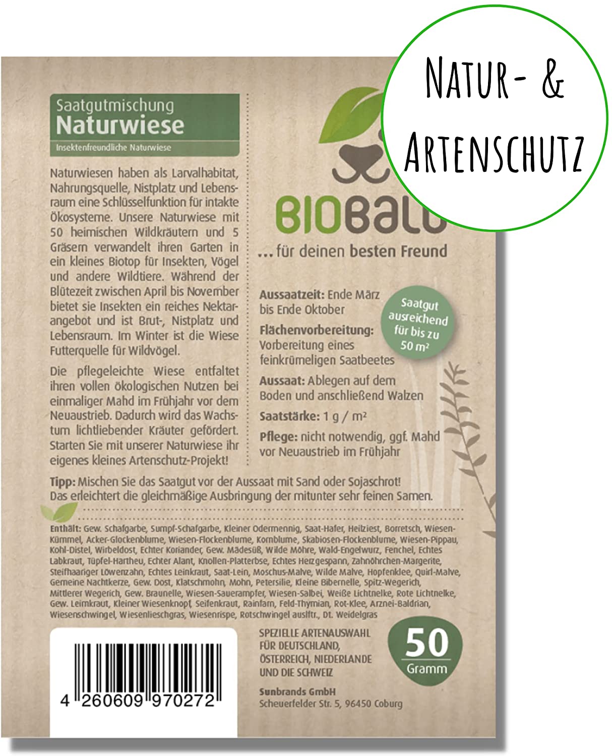 Biobalu Naturwiese 50g