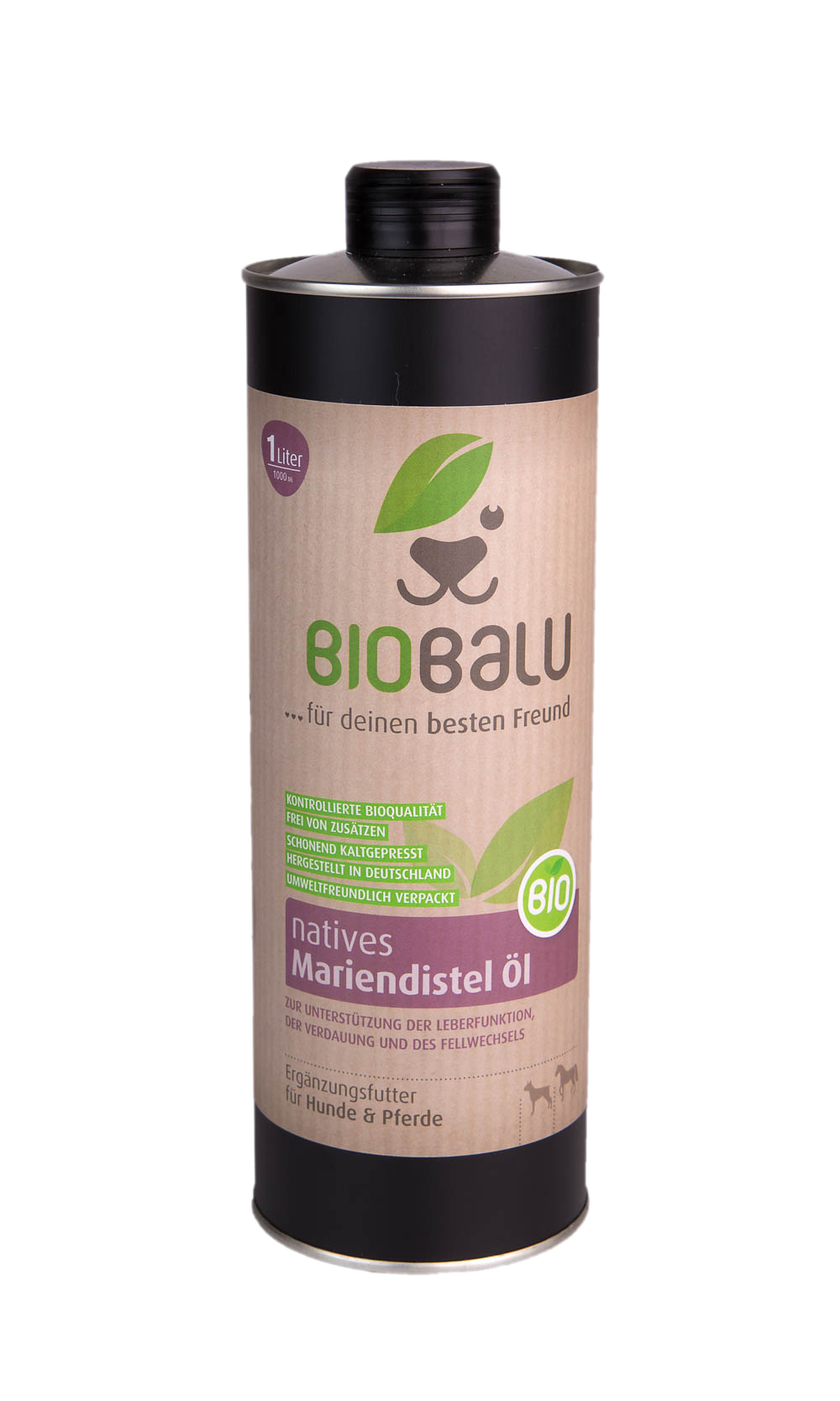 Biobalu Bio Mariendistelöl Ergänzungsfutter