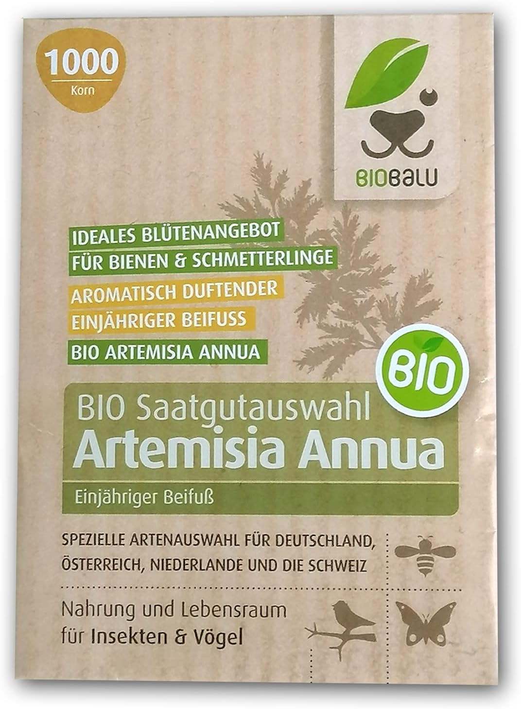 Biobalu Bio Artemisia Annua Saatgut aus Demeter Anbau